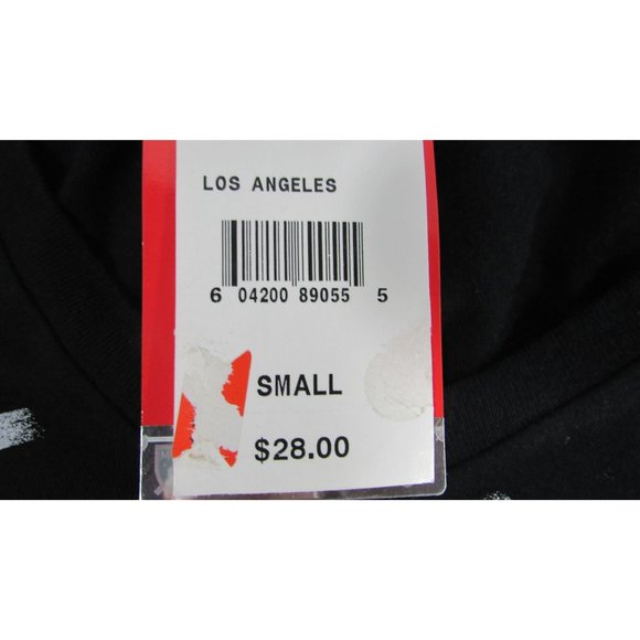 LOS ANGELES FC LAFC LA FC Black MAJESTIC MLS V-Neck Tee T-SHIRT WOMENS S *NEW* - Picture 6 of 9